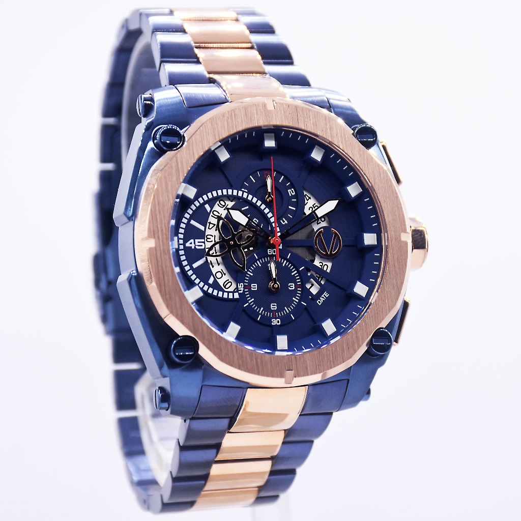 Jam Tangan Pria Christ Verra CV 12201G-1J BLU Original