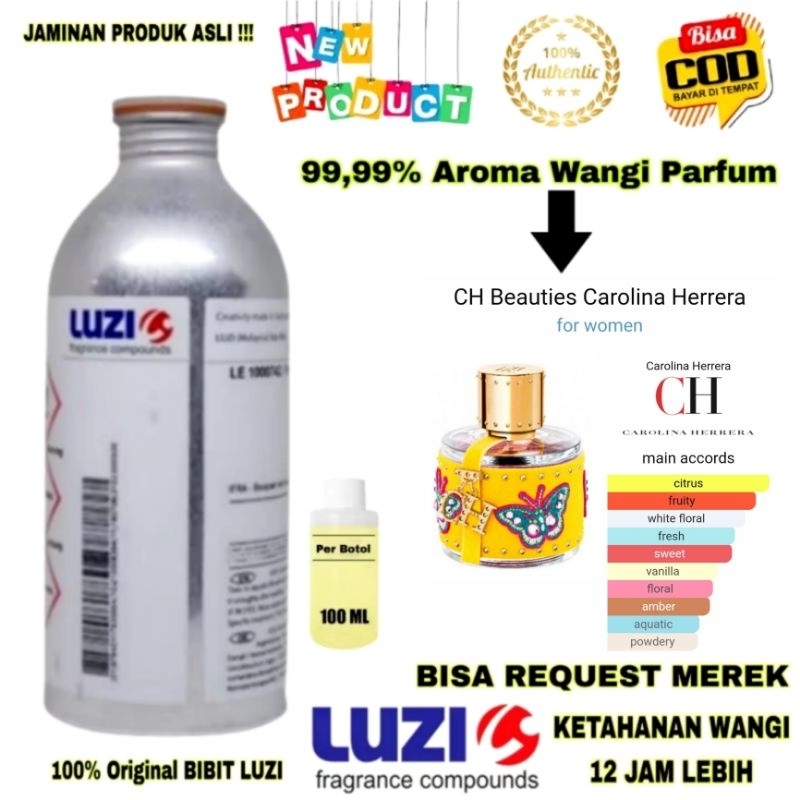 LUZI BIBIT PARFUM ORIGINAL LUZI 100 ML MINYAK WANGI PARFUM ORIGINAL LUZI 100 ML ADORABLE CARA 892229