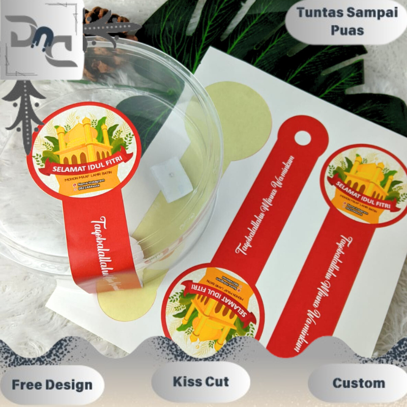 

Sticker Segel Lebaran Cetak Stiker Toples Segel Idul Fitri Dnd