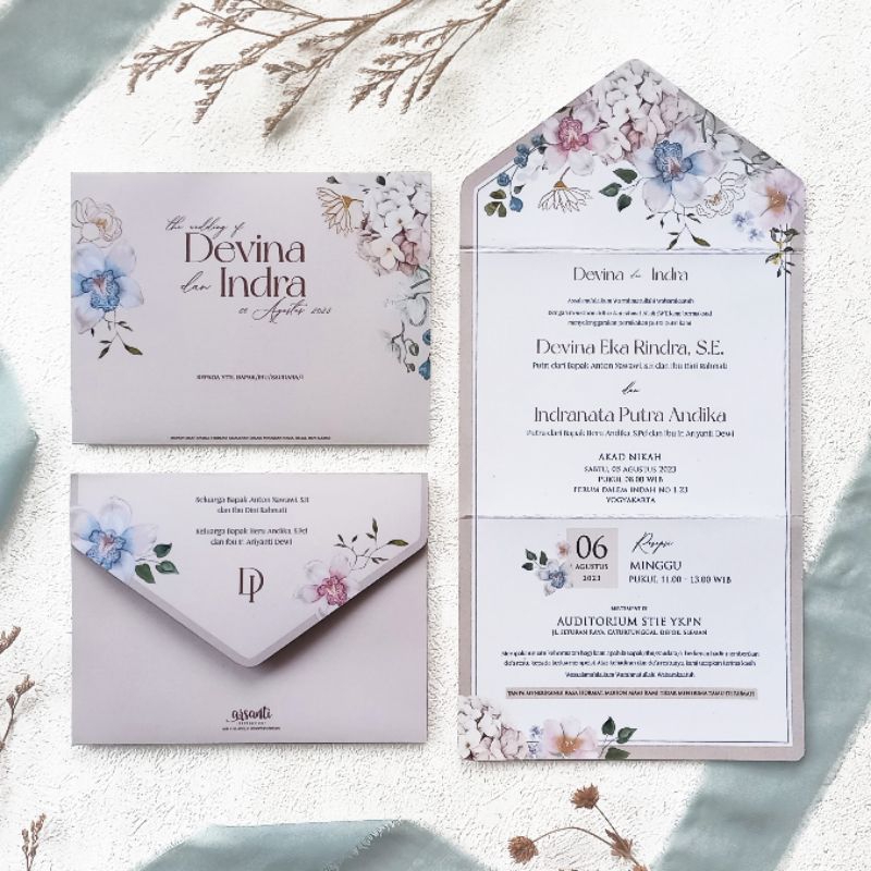 

Undangan Softcover Bentuk Amplop A