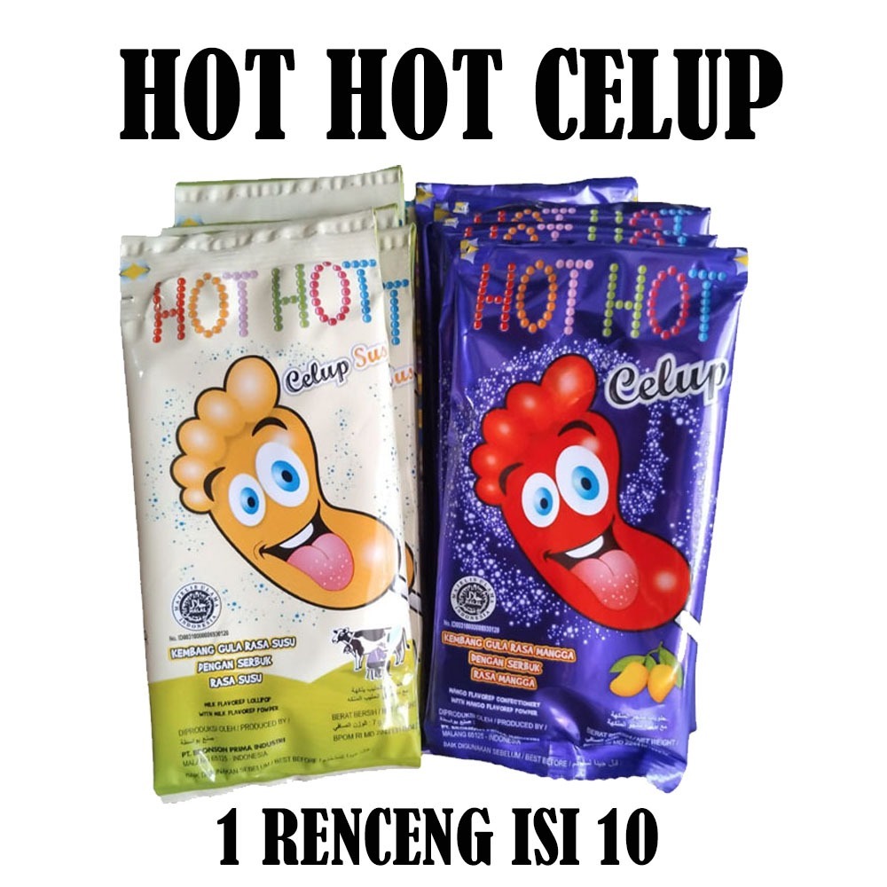 

PERMEN HOT HOT CELUP RENCENG ISI 10