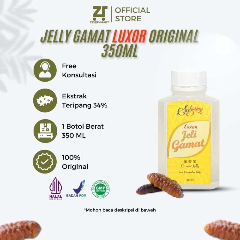Luxor Jelly Gamat luxor Jeli Jelli Gamat 350ml Original