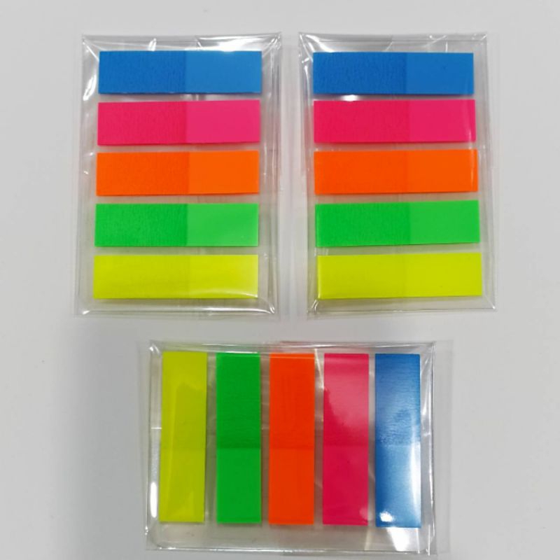 

Sticky Note Transparan/ Pembatas Notes Plastik/ Bookmark Index Marker/ Memo Penanda