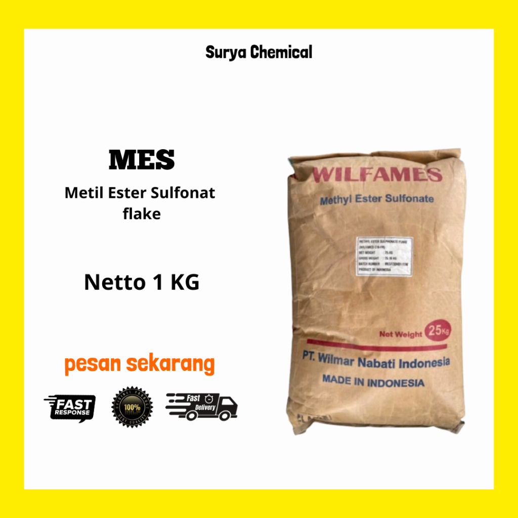 MES / Methyl Ester Sulfonate / Metil Ester Sulfonat / Surfaktan Nabati / Bahan Detergen