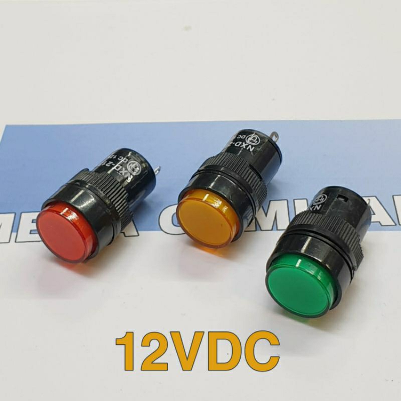 Pilot lamp NXD 213 | Pilot lamp 16mm 12v | Lampu indikator