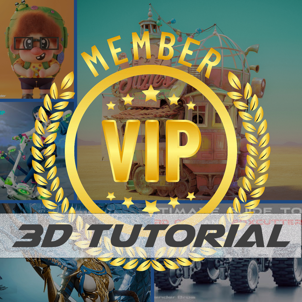 VIP MEMBER - 3D TUTORIAL Lifetime Membership