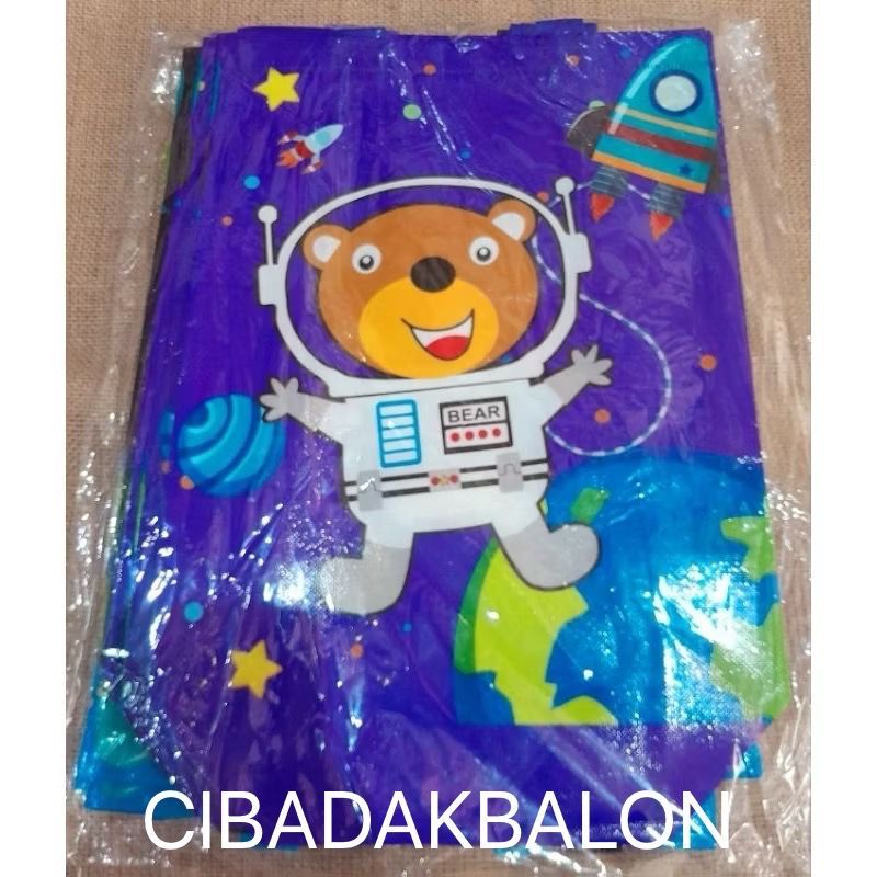 

Tas Jinjing Kanvas Besar Beruang Astronot / Tas Ulang Tahun / Tas Bingkisan Snack Ulang Tahun / Canvas Bag Birthday Party Snack / Goodie Bag Bear