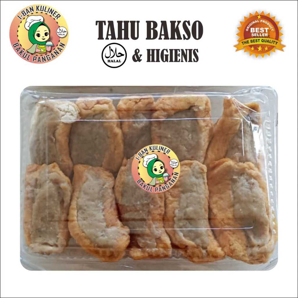 

Tahu Bakso Daging 100% Halal kemasan mika isi 10