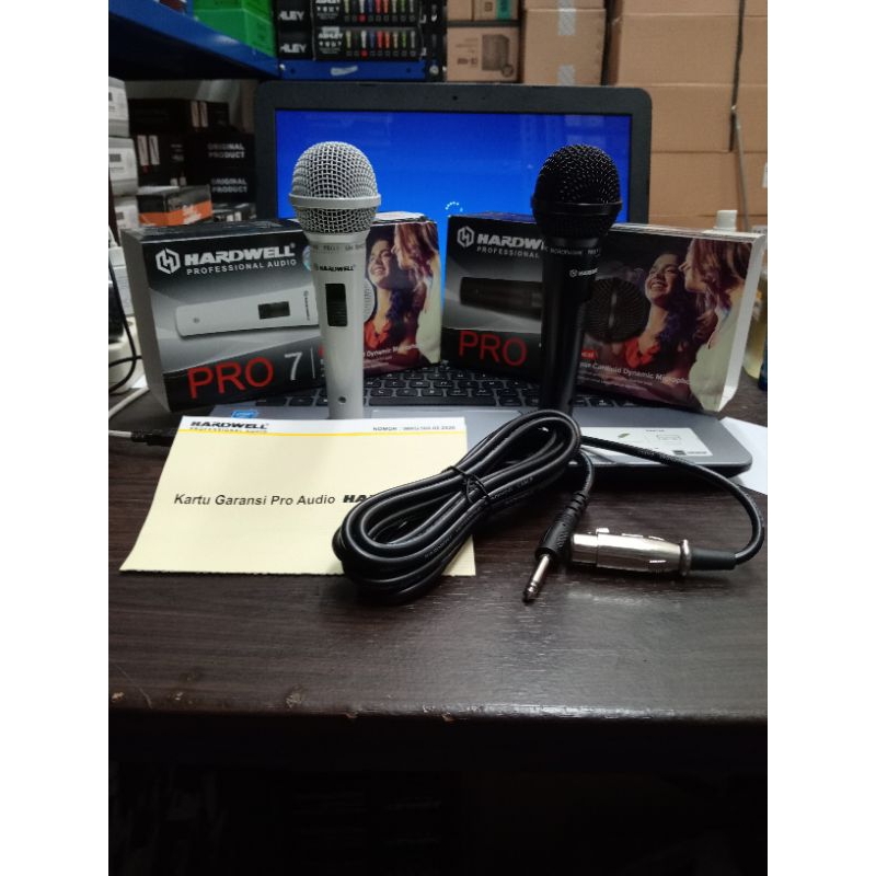Mic Microphone kabel Hardwell Pro-7 Pro 7 Pro7 Original Mik Asli