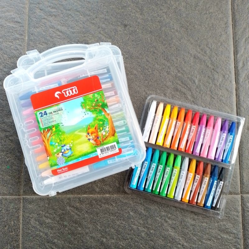 

Crayon Oil Pastel Titi 24 Warna ( Set ) RB9