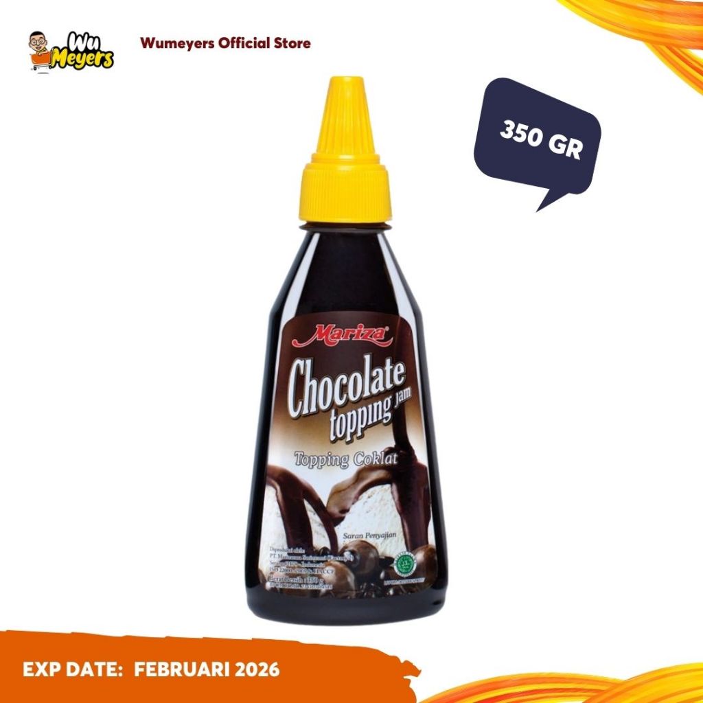 

Mariza Topping Chocolate - Selai Toping Coklat 350gr