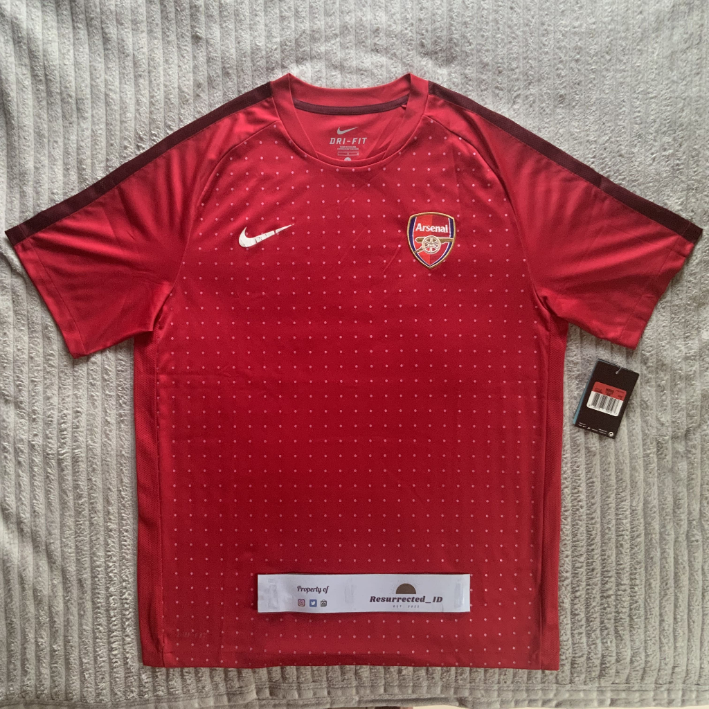 Jersey Bola Original Nike Arsenal Training Prematch 2011/2012 Football Shirts Rare