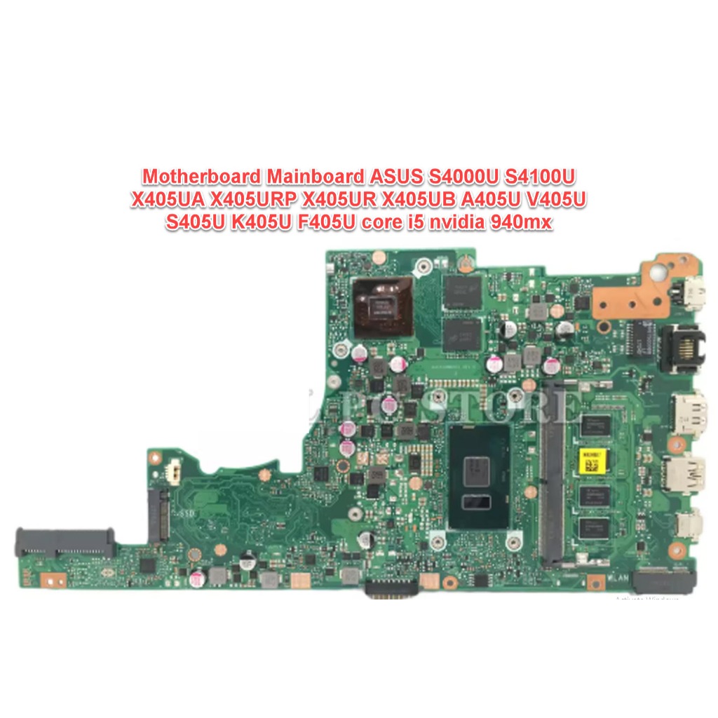 Motherboard Mainboard ASUS S4000U S4100U X405UA X405URP X405UR X405UB A405U V405U S405U K405U F405U 