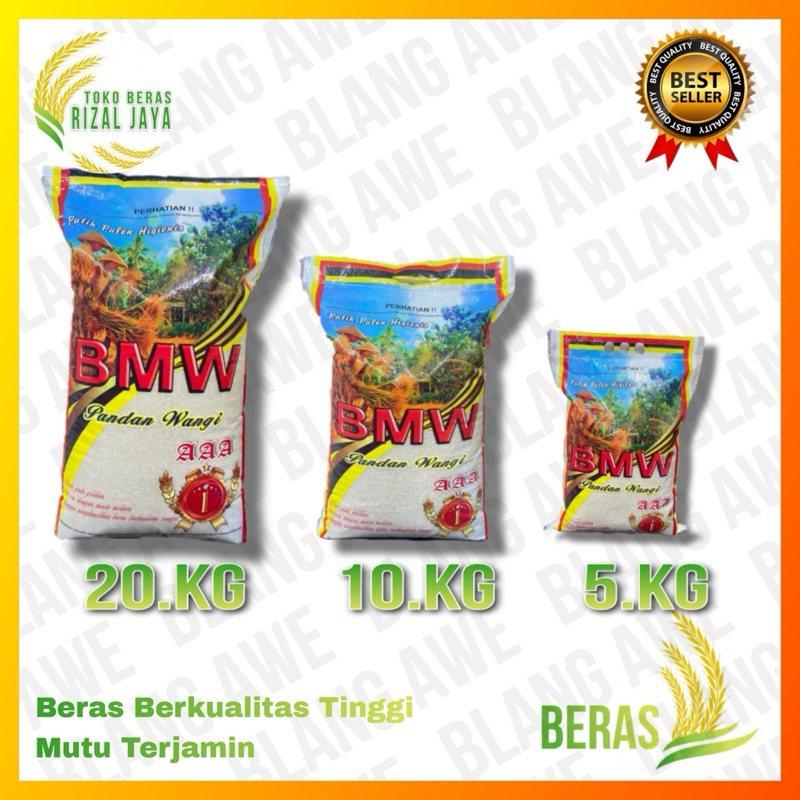 

BERAS PANDAN WANGI CAP BMW 5KG 10KG 20KG