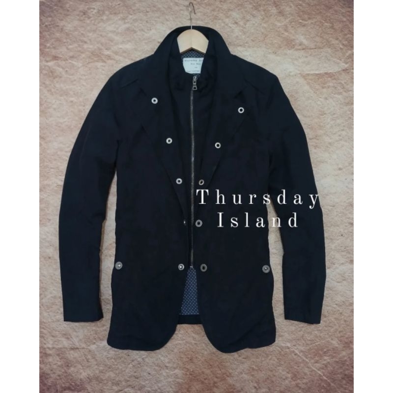 jaket jas (jasket) thursday island duoble kerah slimfit bekas/second/preloved