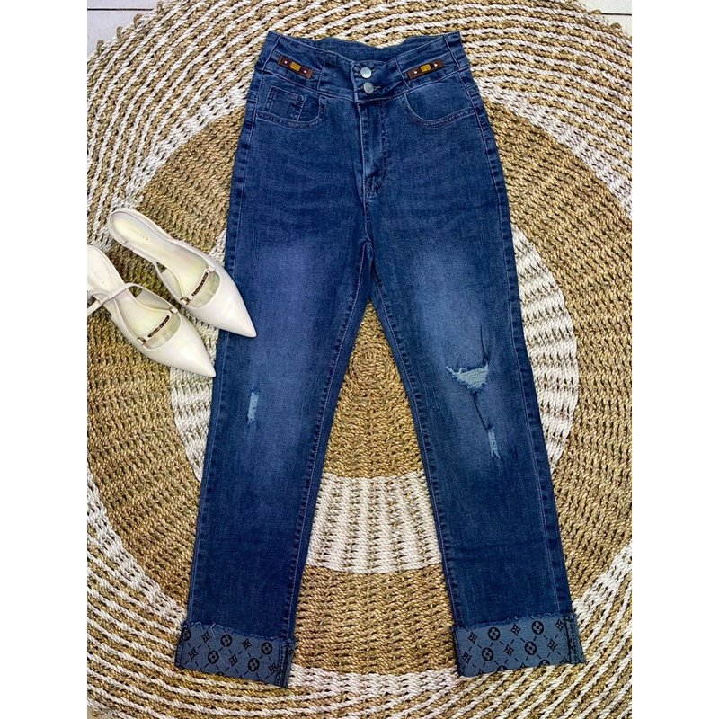 BAGGY PANTS IMPORT BKK / CELANA JEANS STANDAR WANITA