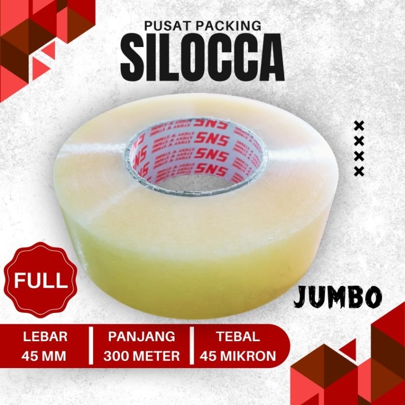 

LAKBAN BENING 500 YARD ECO 300 METER FULL X 45 MM SNS KUALITAS TERBAIK/SELOTIP/ISOLASI/SOLASI/TAPE