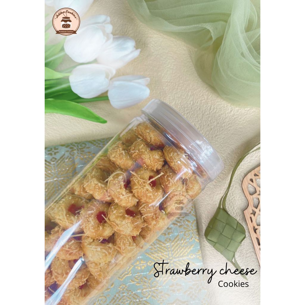 

Strawberry Cheese Adiba Cookies toples 1000ml