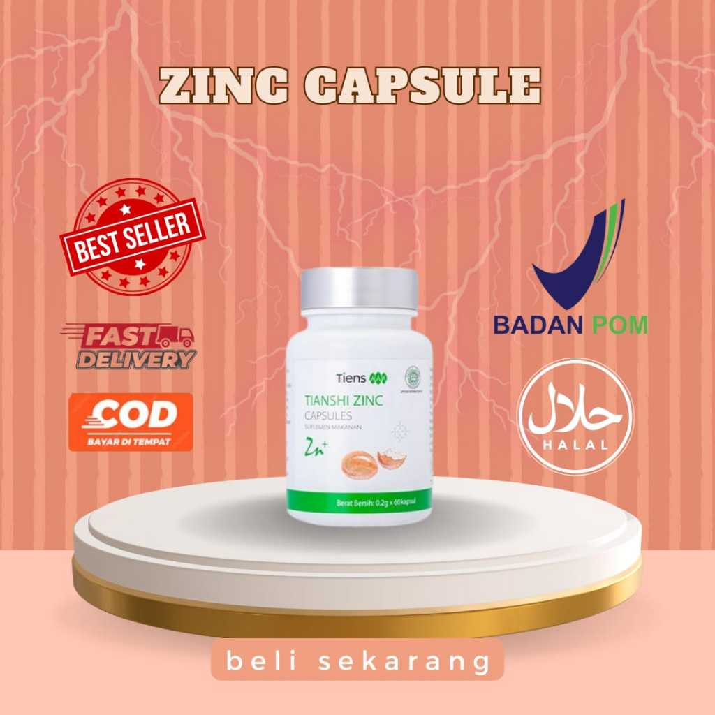 Penggemuk Badan Penambah Nafsu Makan Anak Tiens Zinc Vitamin Otak Kecerdasan Peninggi