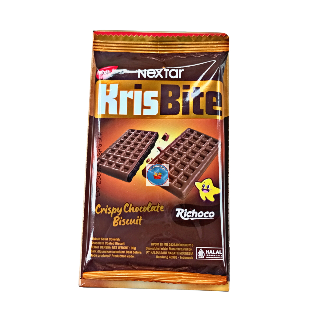 

Nabati Nextar KrisBite Crispy Chocolate Biscuit Richoco Satuan 30gr