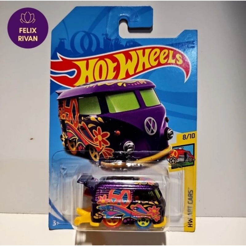 Hot Wheels Volkswagen Kool Kombi Art Cars Ungu Purple
