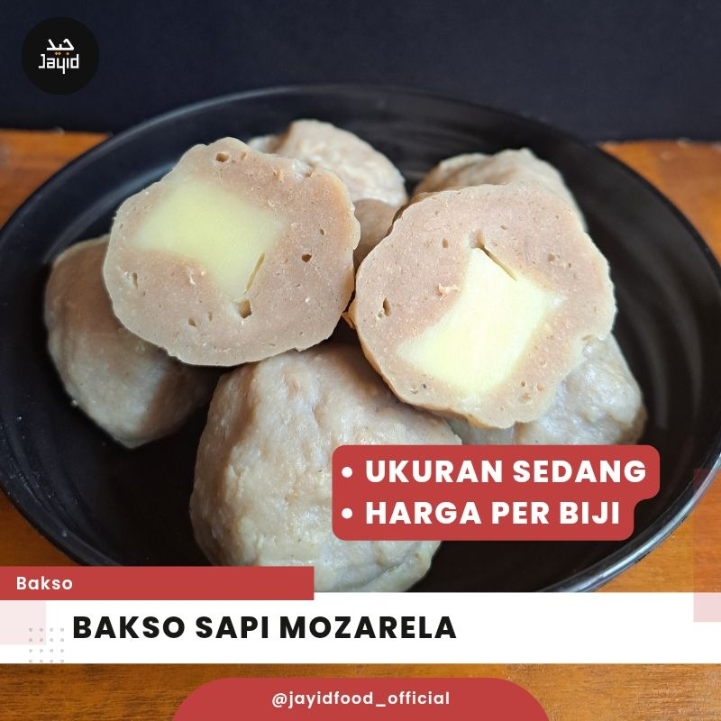 

Bakso Mozarela Per Biji Tanpa Bumbu - Homemade Ukuran Sedang 30 Gram by Jayid