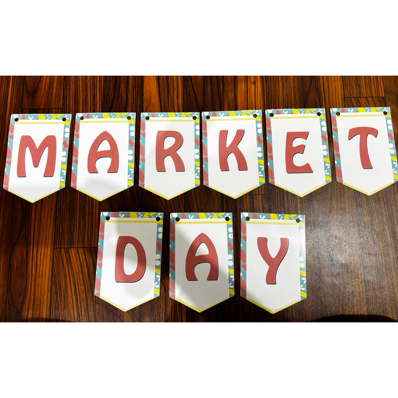 Banner Market Day / Market Day / Hiasan Market Day / Banner Bazar Sekolah / Banner Sekolah / Hiasan 