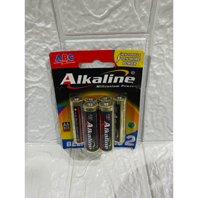 ALKALINE baterai AA isi 6