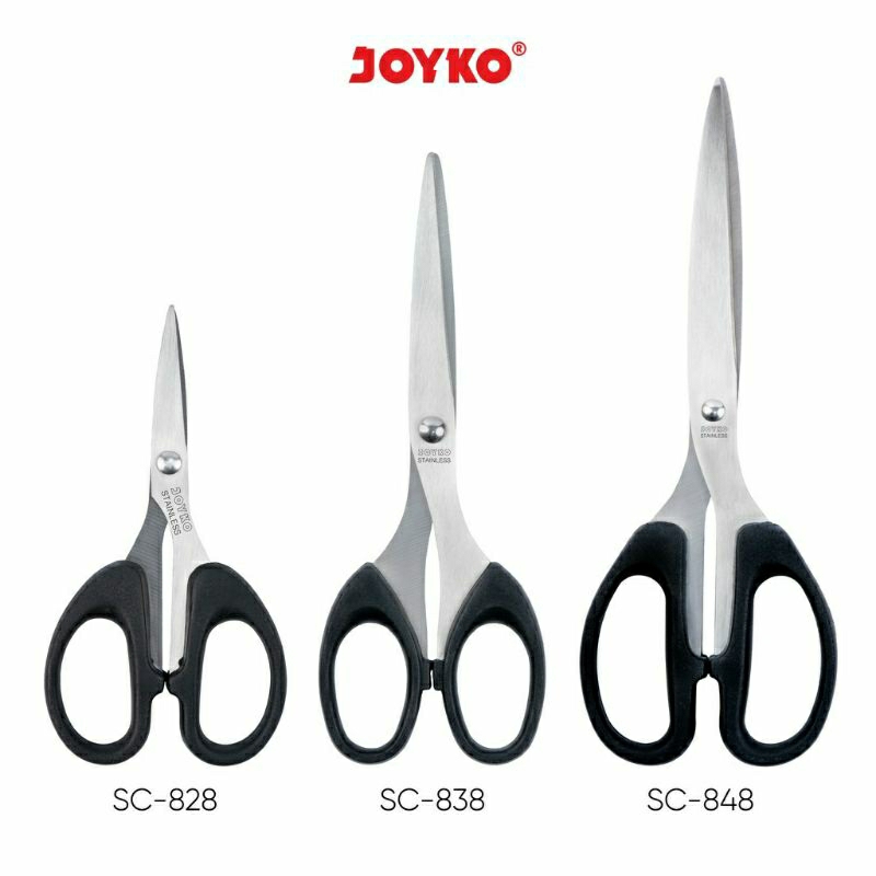 

TERMURAH ! GUNTING JOYKO KECIL SC-828 , SEDANG SC-838 , BESAR SC-848