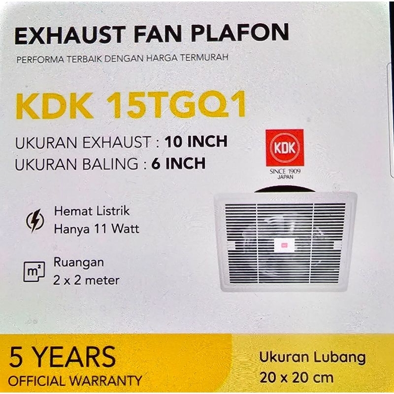 KDK CEILLING FAN 6" KDK 15 TGQ