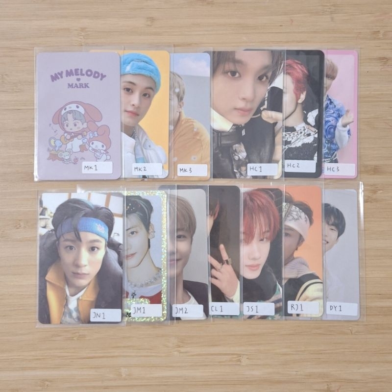 NCT [1] Haechan Jeno Mark Doyoung Jaemin Chenle Jisung Renjun Photocard PC - Bocil MFAL STC Candy Pi