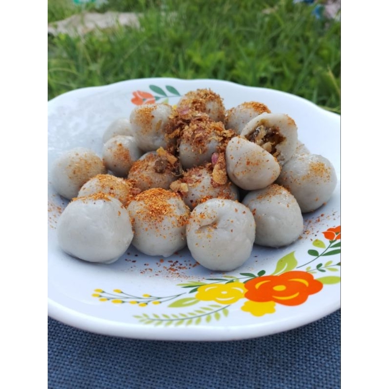 

JUN CILOK ACI Mentah ISI 100 BUTIR RASA AYAM BAWANG (SUWIR)/GAJIH CILOK KUAH/CILOK GOANG