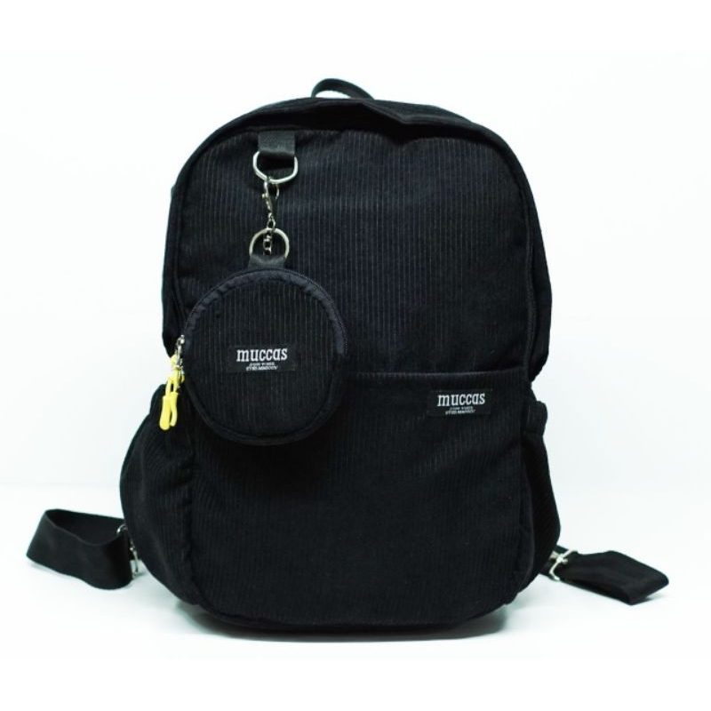 Muccas Backpack Corduroy / Tas Ransel corduroy / Tas Ransel wanita