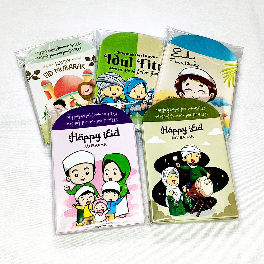 

Amplop Lebaran Hari Raya Idul Fitri 2025 Isi 50pcs Angpao Karakter Lucu Ramadhan 2025