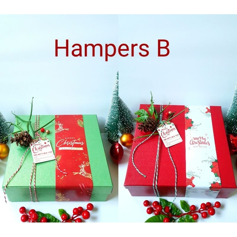 

Kue Lapis Legit Hampers / Parcel Natal Imlek Chinesse New Year Lebaran Idul Fitri - 20 x 20 x 6 cm