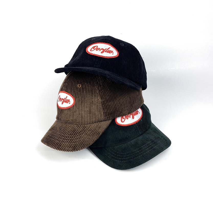Enjoy Renewal - Topi Sixpanel Corduroy Lidah Pendek - Topi Baseball Corduroy Lidah Pendek