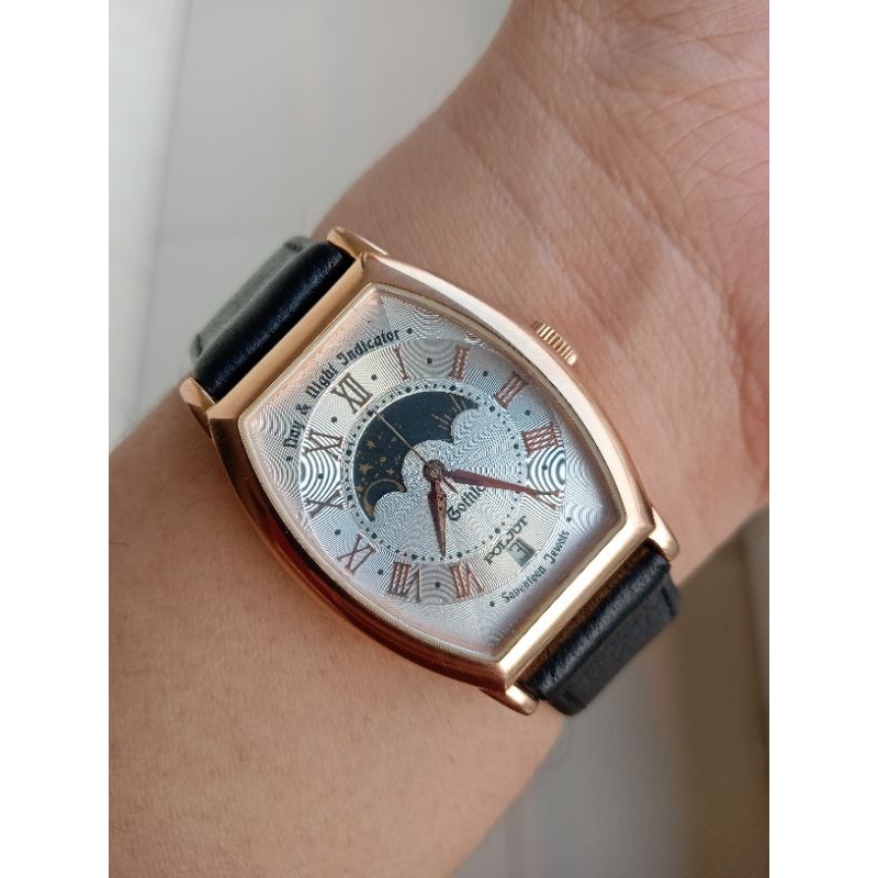 jam poljot moonphase original manual wind