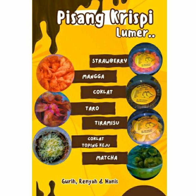 

kripik pisang lumer