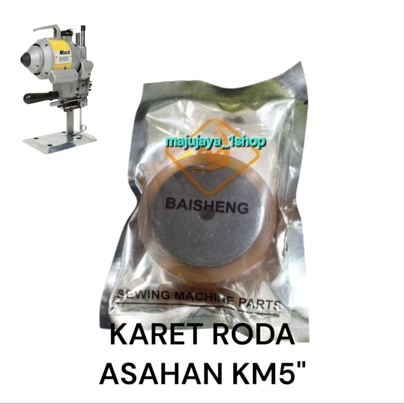 Karet Roda Asahan ( kecil ) Mesin Potong KM 5 inchi U146 ( kecil )