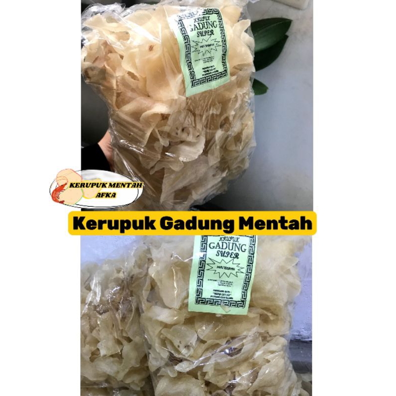 

[500 gr] Kerupuk Gadung Mentah
