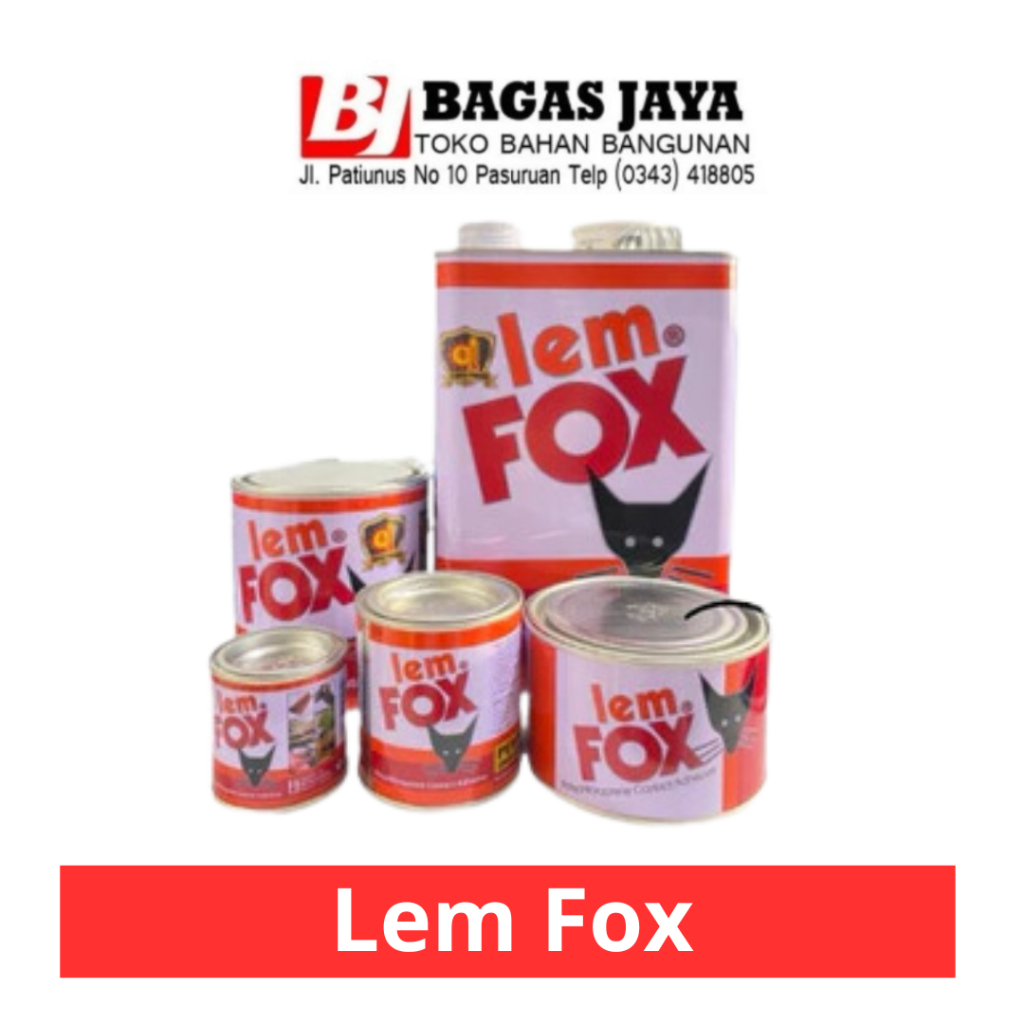 

Lem FOX / Lem Kuning / Lem Sepatu Lem Kayu Kardus Foam Spons