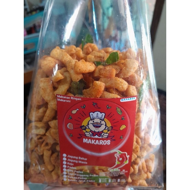 

makaroni pedas rasa balado jeruk- Snack kekinian renyah 1 kg | cemilan viral nagih