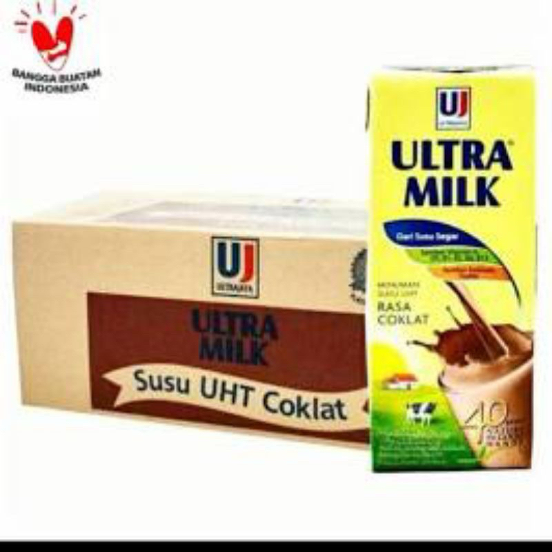 

SUSU ULTRA COKLAT COKELAT KARTON 200ML X 24PCS