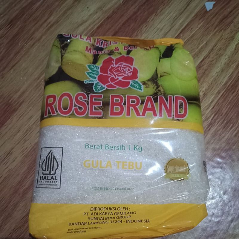

Gula Kemasan Rose brand 1Kg
