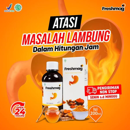 

Freshmagh : Madu untuk Mengatasi Masalah Lambung dan Pencernaan Isi 200 Ml