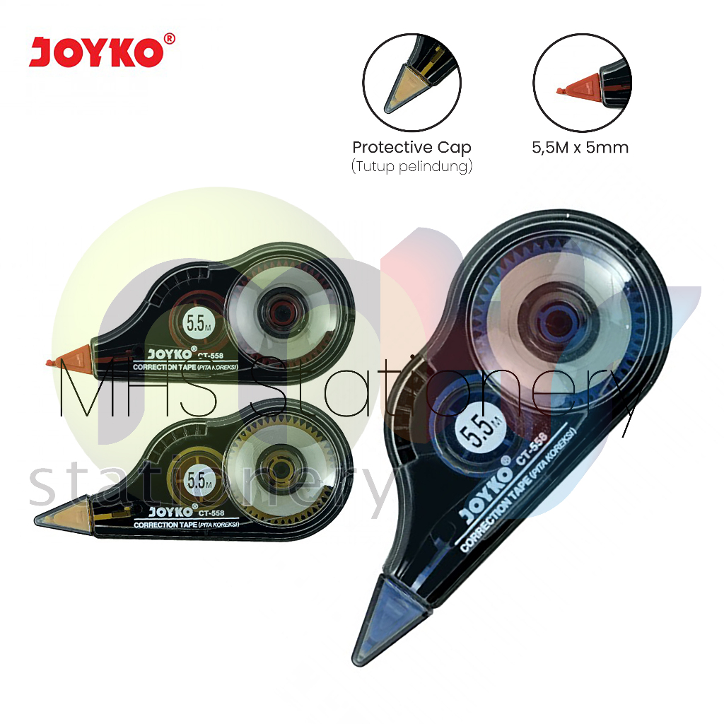 

Correction Tape Pita Koreksi Stipo Kertas Joyko CT-558 Bersih Cepat Tepat