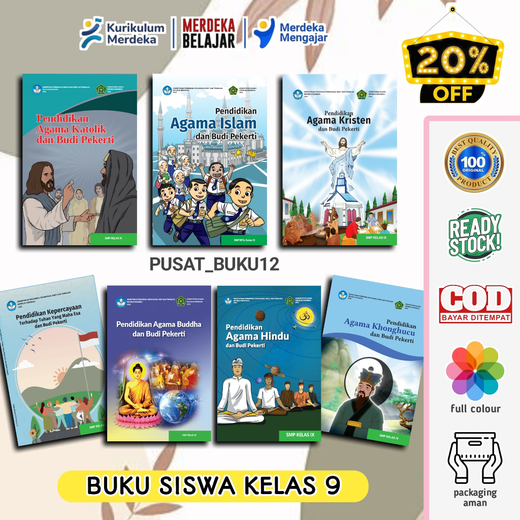 BUKU SISWA AGAMA KELAS 9 SMP/MTS KURIKULUM MERDEKA - KEMENDIKBUD