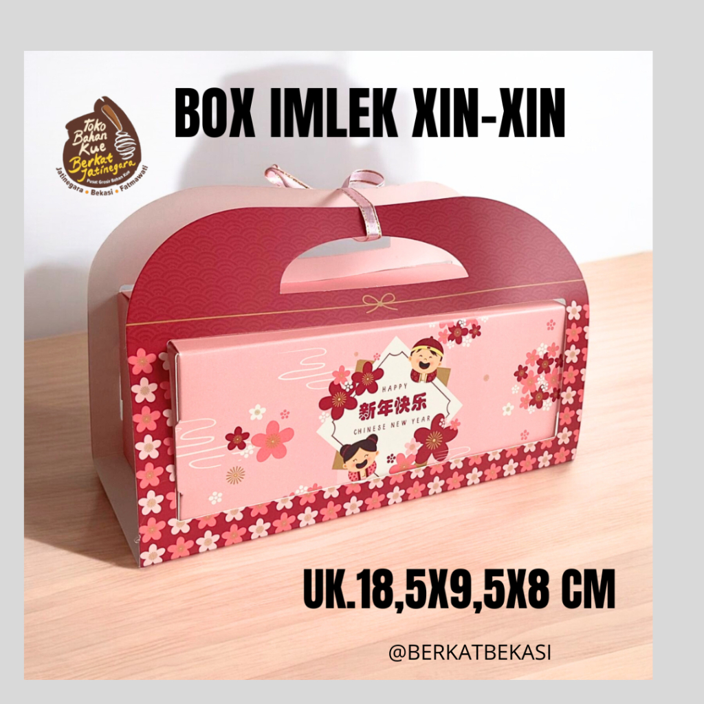 

BOX XIN-XIN 18,5X9,5X8CM / BOX IMLEK ISI 1 TOPLES PERSEGI / PCS / PACKAGING IMLEK