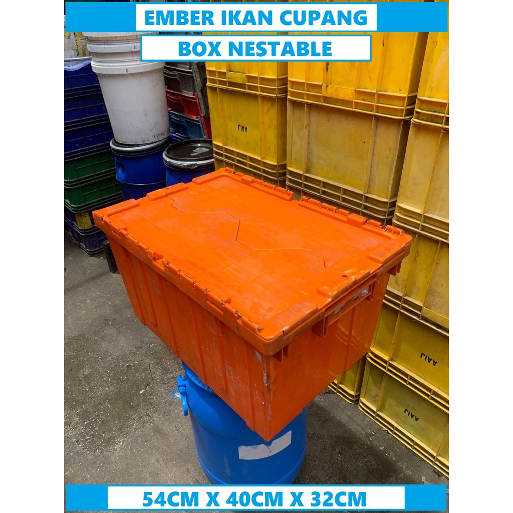 Box Container Alfamaret bekas  Indomaret Nestable Container