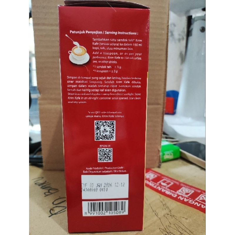 

RB Krim Kafe 500gr (Multipurpose Non Dairy Creamer)